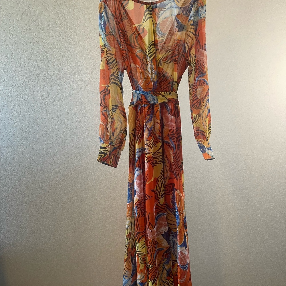 NWT SPY ZONE EXCHANGE FLORAL MAXI DRESS - Picture 3 of 4